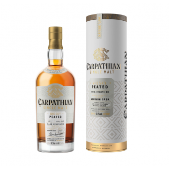 Carpathian Single Malt Peated Cask Strengh 62.2% 